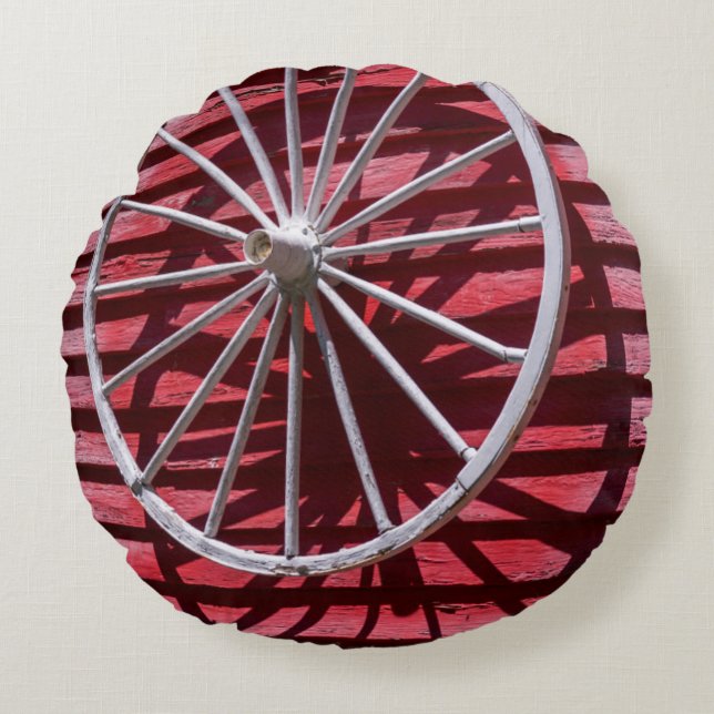 Wagon Wheel Round Cushion (Front)