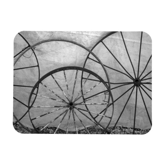 Wagon Wheel Still Life Magnet (Horizontal)