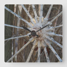 Wagon Wheel Wall Clock