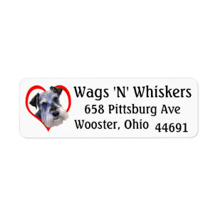 "Wags 'N' Whiskers" Return Address Label