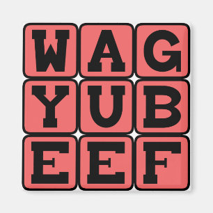 Wagyu Beef, Japanese Cow Magnet