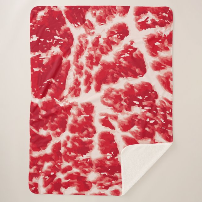Wagyu Beef Plush Blanket (Front)