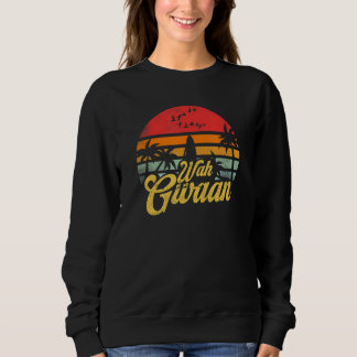Wah Gwaan Vintage Jamaica Rasta Reggae Funny Summe Sweatshirt