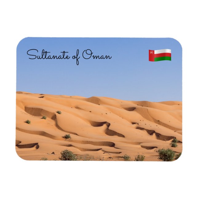 Wahiba Sands desert - Oman Magnet (Horizontal)