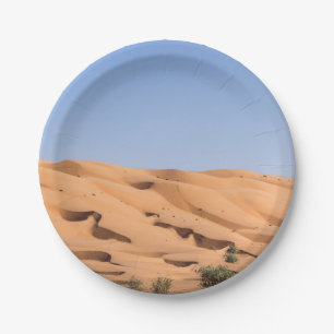 Wahiba Sands desert - Oman Paper Plate