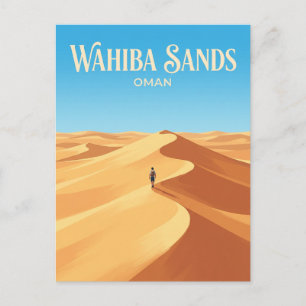 Wahiba Sands Oman Postcard