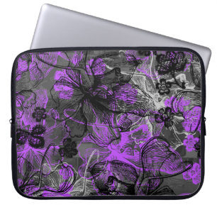 Wahine Lace Hawaiian Neoprene Wetsuit Laptop Sleeve
