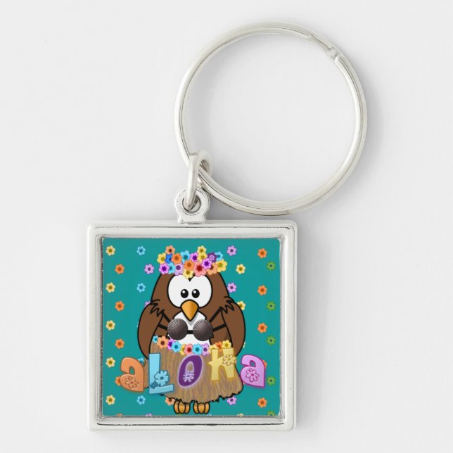 wahine owl key ring (Front)