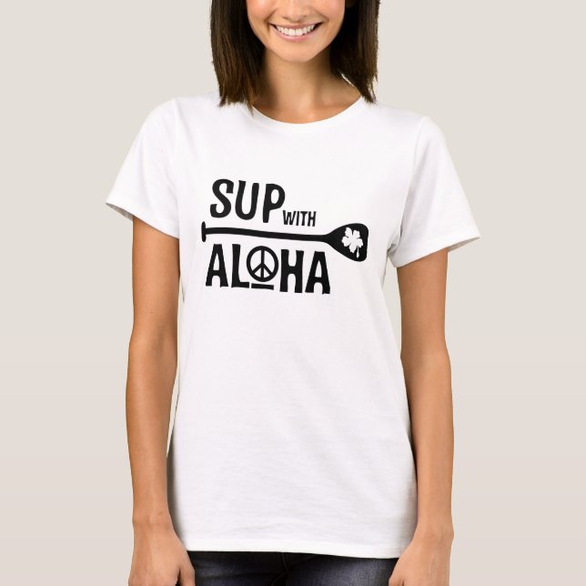 Wahine SUP with Aloha Tee (Front)