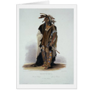 Wahk-Ta-Ge-Li, a Sioux Warrior, plate 8 from Volum