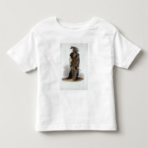 Wahk-Ta-Ge-Li, a Sioux Warrior, plate 8 from Volum Toddler T-Shirt