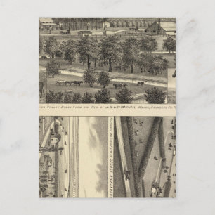 Wahoo Valley Farm, Nebraska Postcard