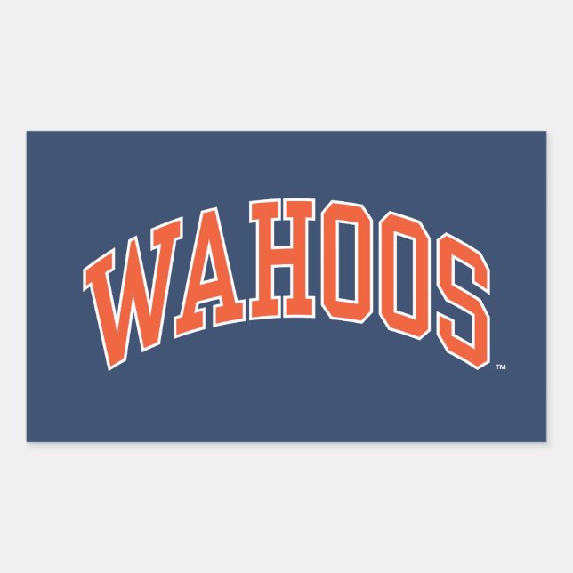 WAHOOS RECTANGULAR STICKER (Front)