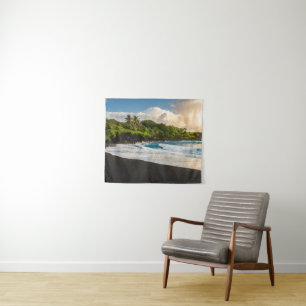 Waianapanapa Beach Tapestry