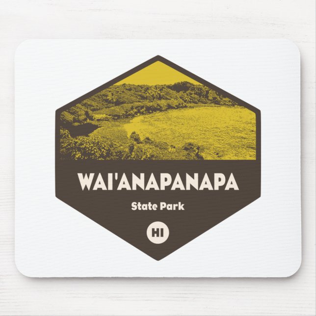 Wai'anapanapa State Park Hawaii Mouse Pad (Front)