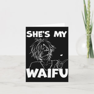 Waifu funny anime matching couple boyfriend gift card