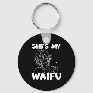 Waifu funny anime matching couple boyfriend gift key ring