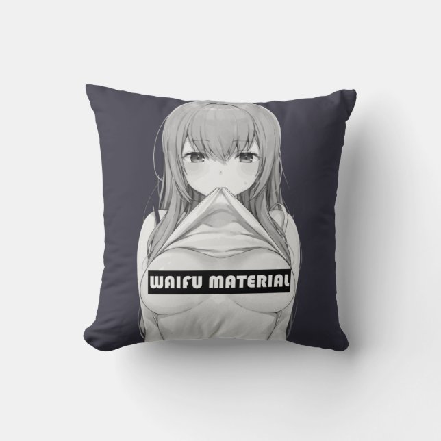 Waifu Material    Cushion (Front)