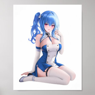 Waifu St. Louis Sticker Poster
