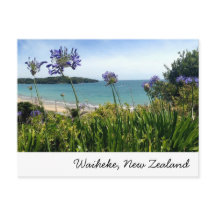 Waiheke, New Zealand postcard