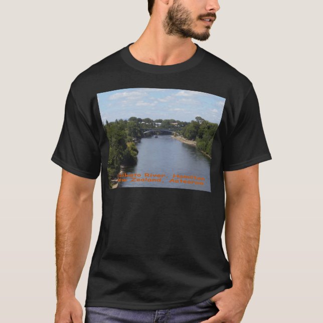 Waikato River, Hamilton T-Shirt (Front)
