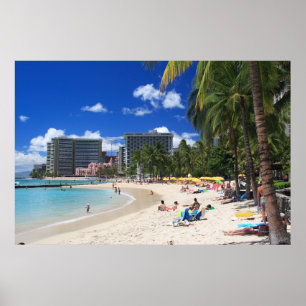 Waikiki Beach 1 Poster