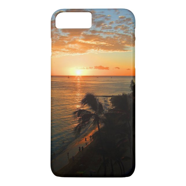 Waikiki Beach Case-Mate iPhone Case (Back)