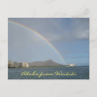 Waikiki Beach, Hawaii Postcard