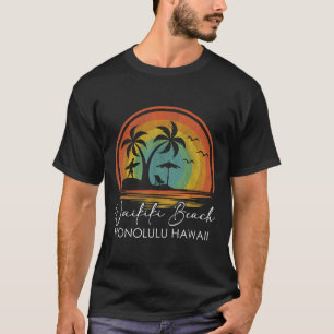 Waikiki Beach Honolulu Hawaii Summer Vacation Trop T-Shirt
