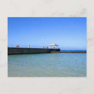 Waikiki Beach, Honolulu, Oahu, Hawaii, USA. Postcard