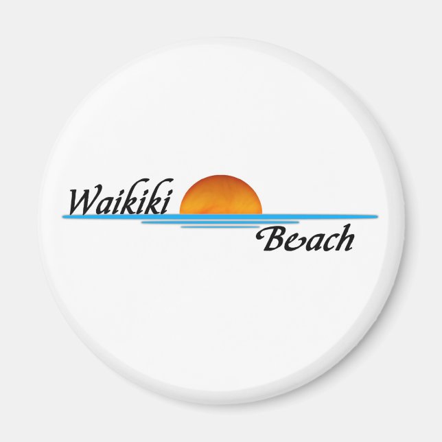 Waikiki Beach Magnet (Front)