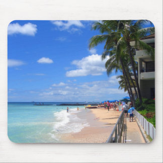 Waikiki Beach, Oahu, Hawaii Mouse Pad