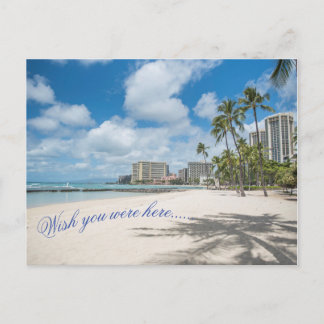 Waikiki Beach Postcard