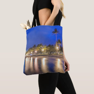Waikiki City at Dawn Tote Bag