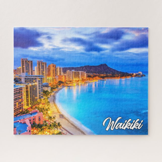 Waikiki, Hawaii, United States Jigsaw Puzzle (Horizontal)