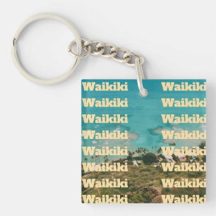 Waikiki, Honolulu, Oahu, Hawaii Key Ring