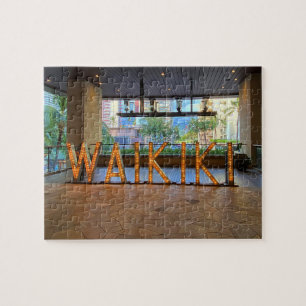 Waikiki Sign #1 Jigsaw Puzzle