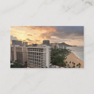 Waikiki Sunrise Business Card