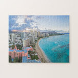Waikiki Sunrise Jigsaw Puzzle<br><div class="desc">Sunrise over Waikiki Beach
Jigsaw Puzzle</div>