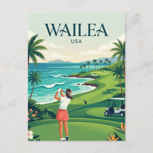 Wailea Maui USA Postcard