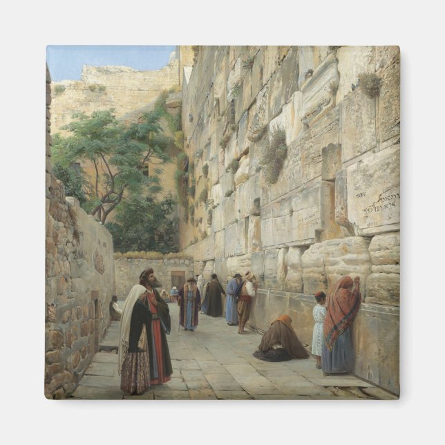Wailing Wall by Gustav Bauernfeind Magnet (Front)