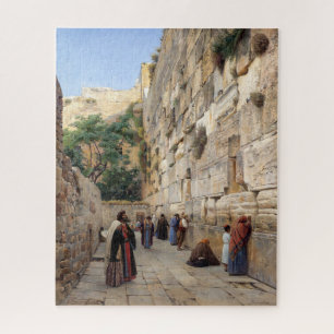 Wailing Wall Gustav Bauernfeind Jigsaw Puzzle