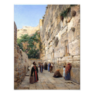 Wailing Wall Gustav Bauernfeind Photo Print
