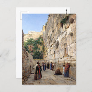 Wailing Wall Gustav Bauernfeind Postcard