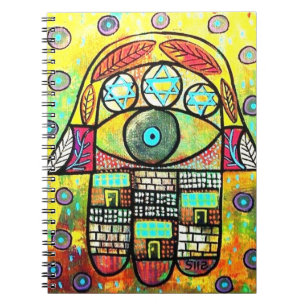 Wailing Wall Hamsa Notebook