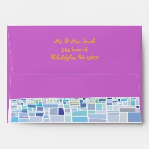 Wailing Wall Israel Bar Bat Mitzvah Invitation Envelopes