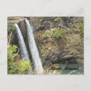 Wailua Falls Kauai, Hawaii Postcard