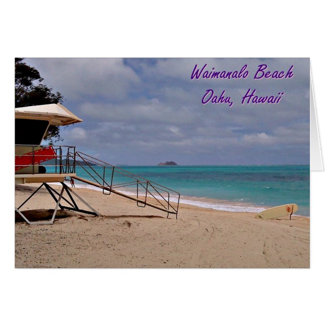 Waimanalo beach Hawaii (Front Horizontal)
