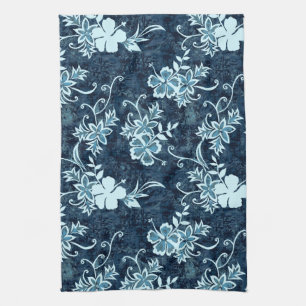 Waimanalo Hawaiian Hibiscus Kitchen Towel