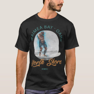 Waimea Bay North Shore Hawaii Vintage Surfing T-Shirt